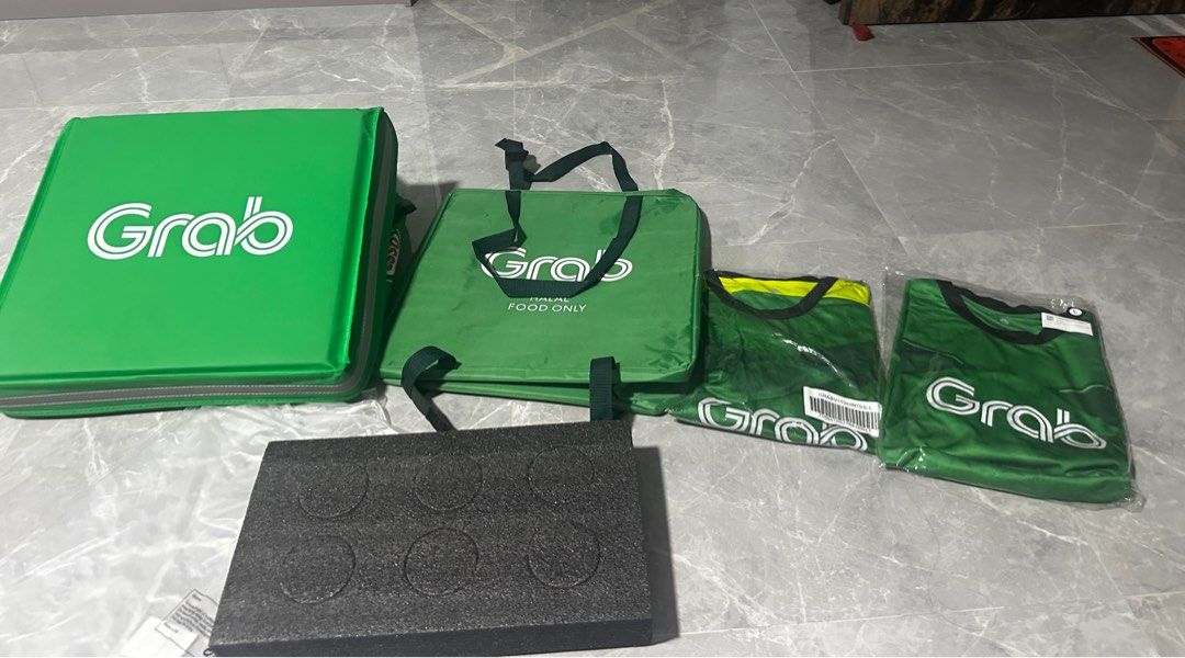Grabfood bag Grab T Shirt Motorcycles Motorcycle Accessories on Carousell
