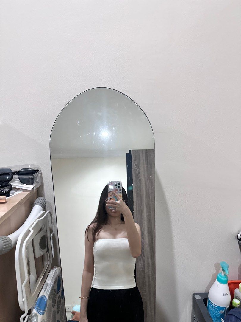 H&m white tube top best sale