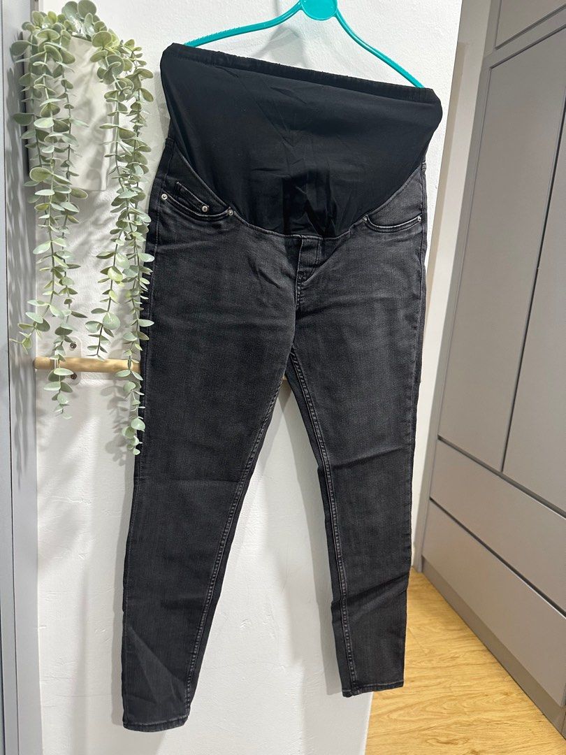 H M Maternity Denim Size L Women s Fashion Maternity wear on Carousell