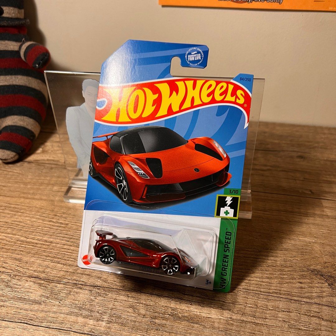 Hot Wheels Lotus Evija (Category: Vehicle & Diecast Models) located in Cabanatuan. Submitted by itemsbydee (Listing ID 1327149517, Image 1). Description: WELCOME ✨ PLEASE READ! Selling some Hot Wheels Green Speed for 150PHP each 👌🏼 🪀Please ask for item availability as some products have more than 1 in-stock 🪀MOP: Paymaya only 🪀MOD: Grab or LLM (within Metro Manila) J&T (outside of Metro Manila) Feel free to message for more photos and questi