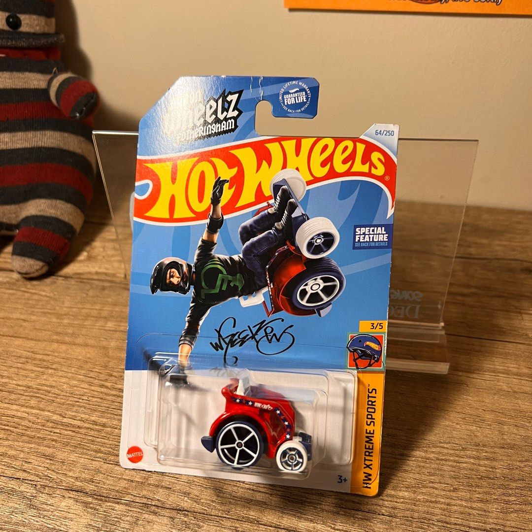 Hot Wheels Wheelie Chair (Category: Kids Toys) located in Cabanatuan. Submitted by itemsbydee (Listing ID 1327150243, Image 1). Description: WELCOME ✨ PLEASE READ! Selling some Hot Wheels Xtreme Sports for 150PHP each 👌🏼 🪀Please ask for item availability as some products have more than 1 in-stock 🪀MOP: Paymaya only 🪀MOD: Grab or LLM (within Metro Manila) J&T (outside of Metro Manila) Feel free to message for more photos and questions! for mo