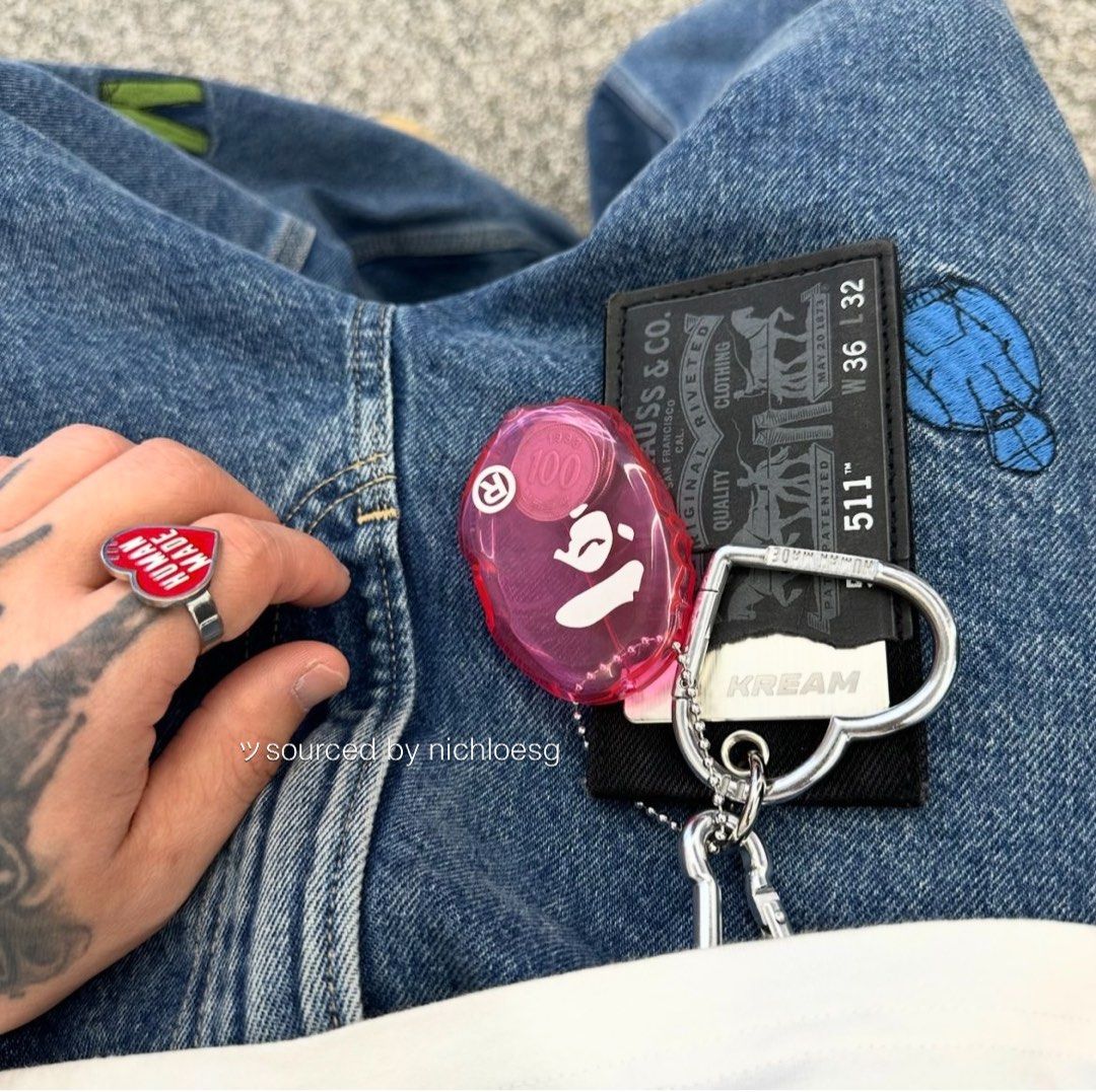 HUMAN MADE HEART CARABINER, Sports Equipment, Hiking