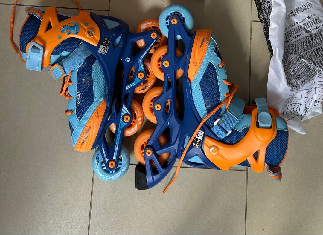 Inline skates (Category: Skates, Rollerblades & Scooters) located in Singapore. Submitted by jaysh88 (Listing ID 1327083680, Image 1). Description: Used 4-5times Bought it for $59.90. .