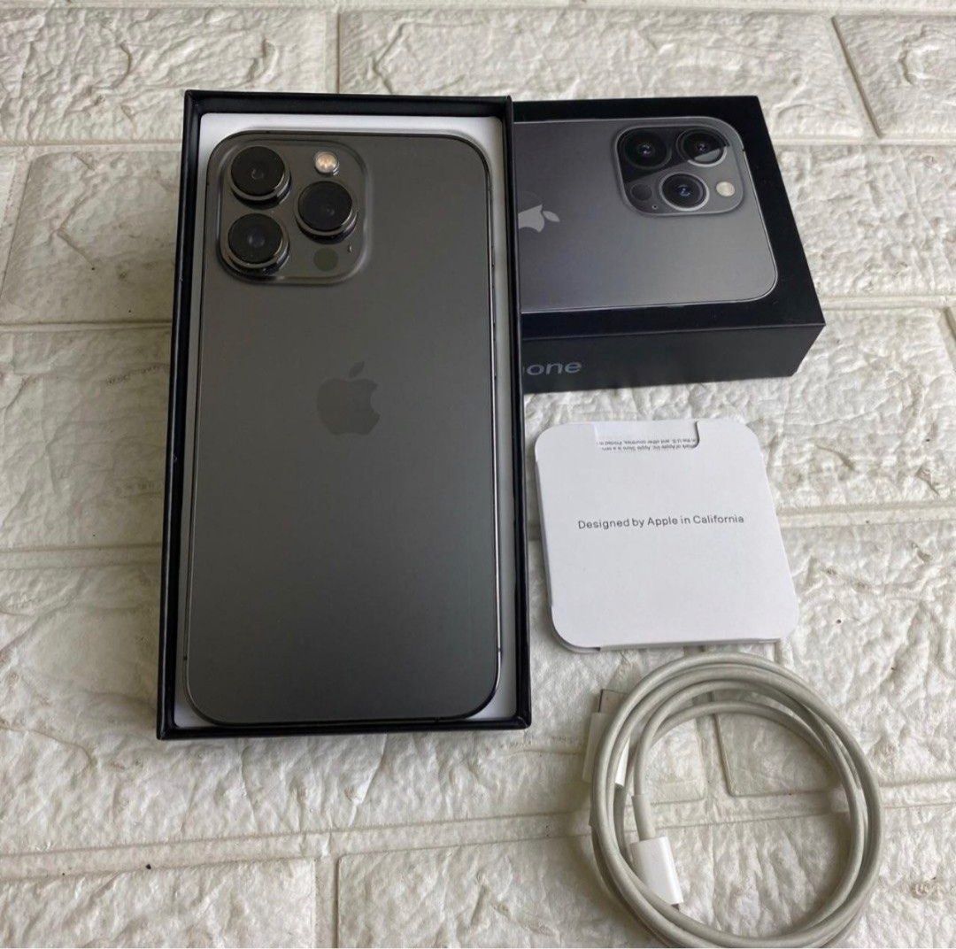 iPhone 13 Pro 256GB Garansi Ex iBox Black Battery Health 85