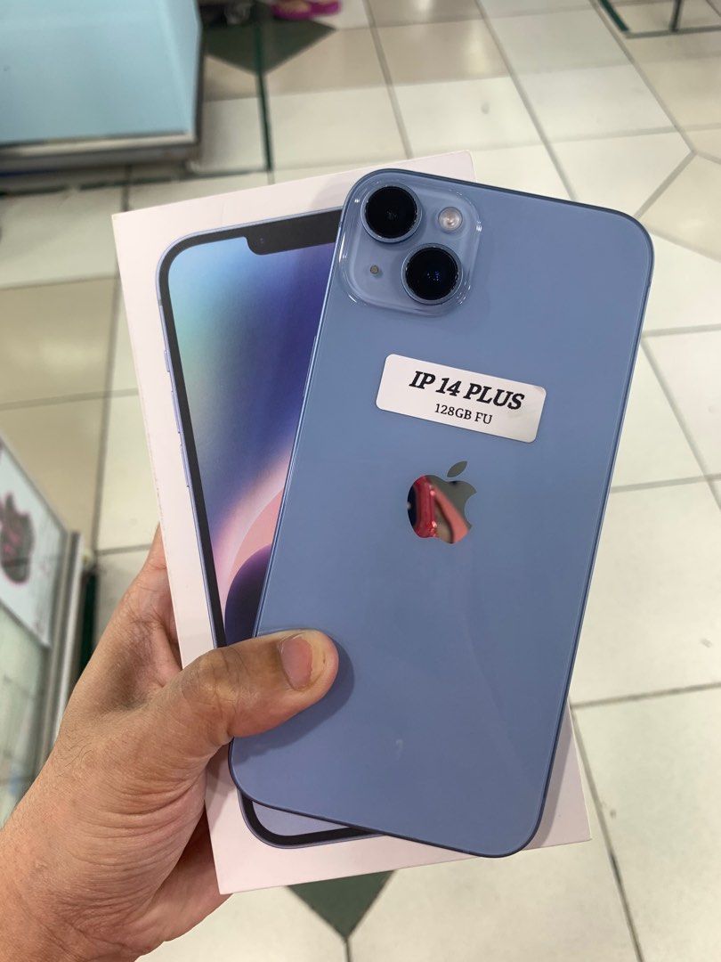 iPhone 14 Plus (128gb) (Category: iPhone 14 Series) located in Manila. Submitted by arzillah (Listing ID 1327140960, Image 1). Description: iPhone 14 Plus 128gb 95% bh Ntc approve Factory unlock Slightly use No issue Makinis Face i.d Truetone All working Open for COD/COP + SF Manila area (sameday delivery) Province area (via LBC) required DP to avoid cancellations Physical store: Greenhills Shopping Center, 2ndfloor Contact#: 09482217224 Page: Ar