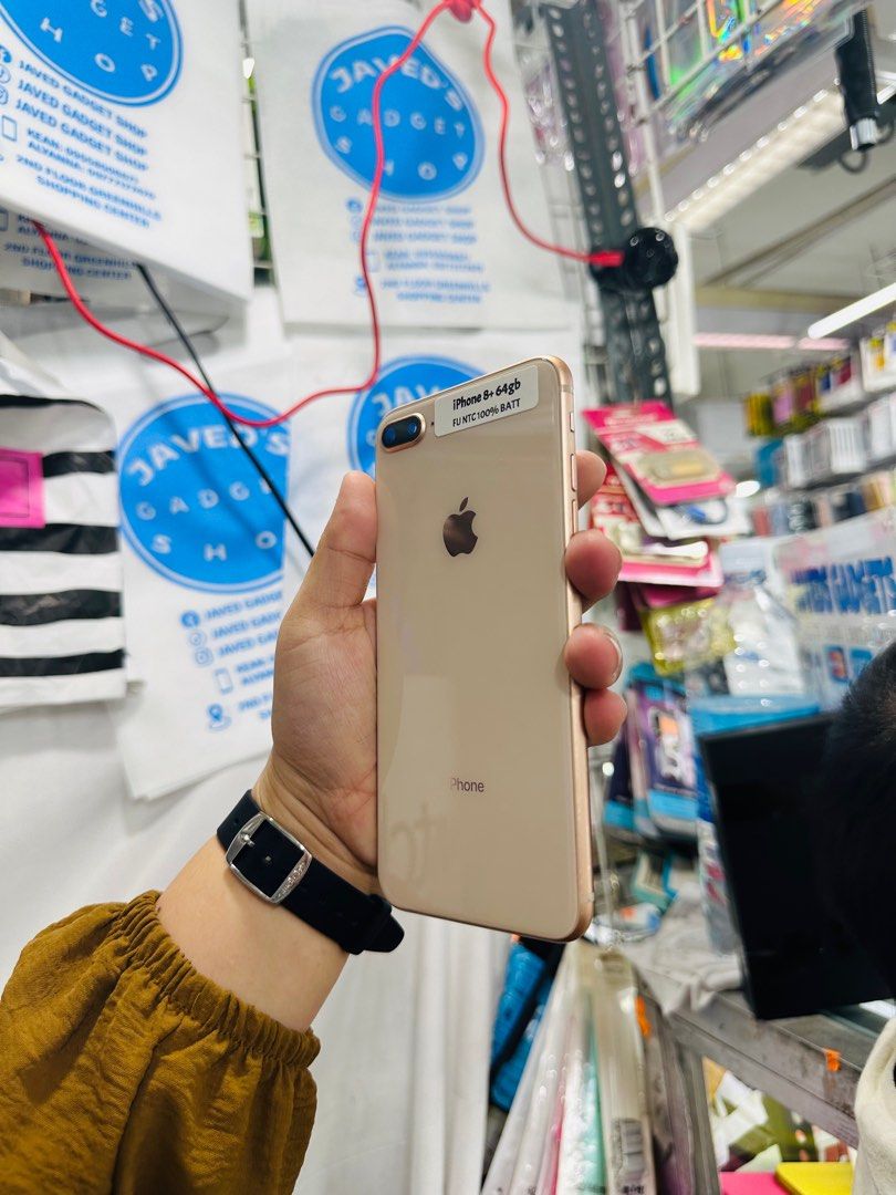 Iphone 8+ 64gb 100% batt FU (Category: iPhone 8 Series) located in San Juan City. Submitted by javedsgadgetshop (Listing ID 1327127011, Image 2). Description: OPEN FOR INSTALLMENT VIA CREDIT CARD/GGIVES/SPAY/BILLEASE & SWAP/TRADE-IN! BUY AND SELL! Quick Specs : Iphone 8+ •64gb •NTC Variant •100% batt health •Factory unlock •95% Smoothness •No hidden issue | No Repaired •100% Authentic | Not Refurbished •w/ OEM Charger & store warranty ❣️ - serial