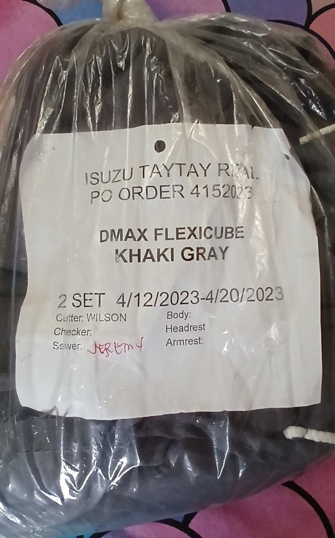 Isuzu Dmax Flexiqube Seat Cover (Category: Upholstery, Seatcovers and Other Interior Parts and Accessories) located in Antipolo. Submitted by d.tuazon (Listing ID 1327037085, Image 1). Description: Brandnew Isuzu Dmax Flexiqube khaki seat cover direct from isuzu.Price is 380 only.Shipping sagot ng buyer.Rizal area..