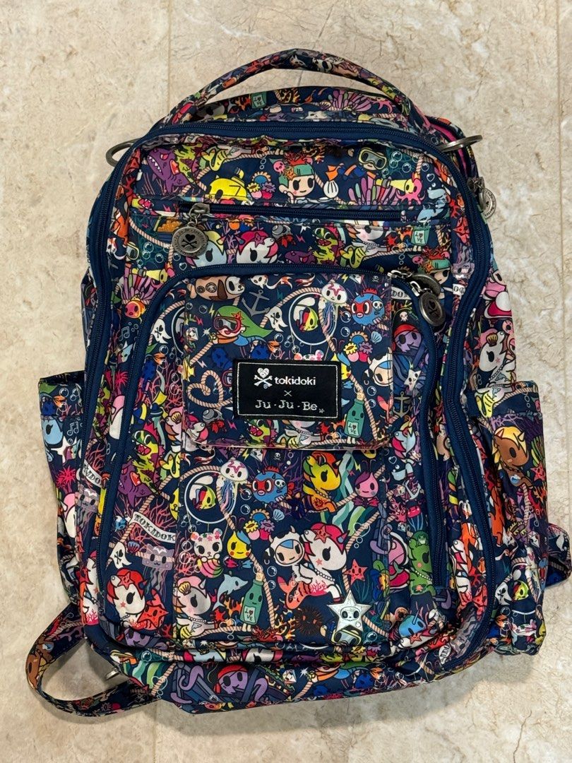 Jujube x Tokidoki Sea Punk BRB Backpack Babies Kids Going Out Diaper Bags Wetbags on Carousell