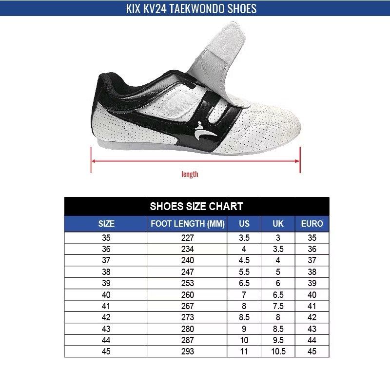 Kix taekwondo shoes sales