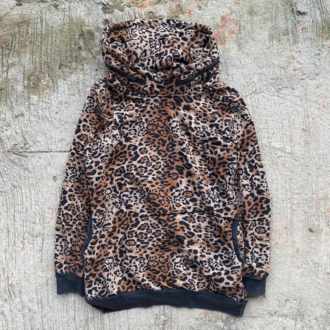 Leopard Print Slim fit Hoodie Men s Fashion Coats Jackets and Outerwear on Carousell
