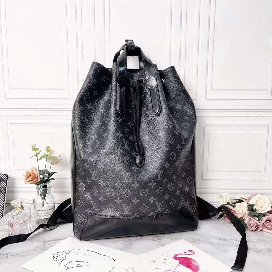 Louis Vuitton Explorer Backpack in Monogram Eclipse Luxury Bags Wallets on Carousell