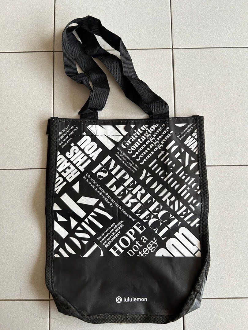 Lululemon plastic bag