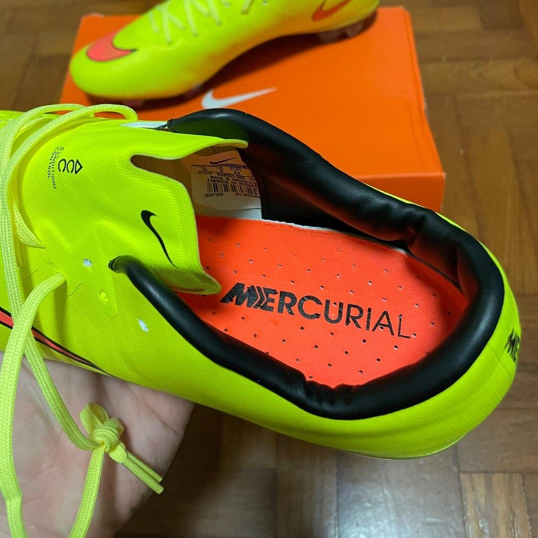 Nike mercurial vapor x electric green top