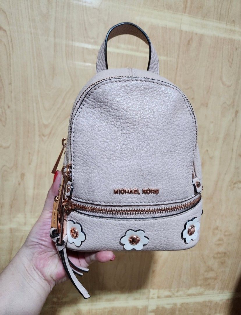 Michael Kors Rhea Floral Applique Backpack Women s Fashion Bags Wallets Backpacks on Carousell