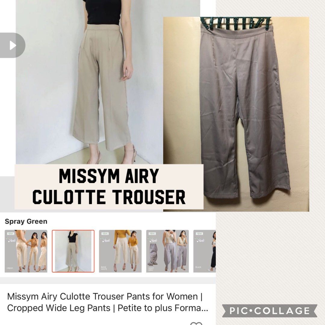 MissyM Airy Culottes (31-34) (Category: Other Bottoms) located in Manila. Submitted by enndrelithe (Listing ID 1327185742, Image 1). Description: Selling my MissyM pants for only P150! :)) Color is in sage green and size is 31-34. 🫶🏻 MOP: Gcash or COD (applicable to LBC only) MOD: kahit ano naman pero if want nyo COD, lbc available 🫶🏻.