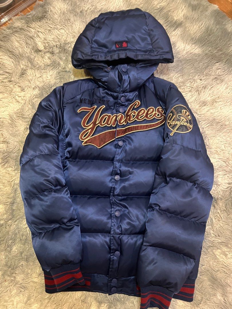 MLB Yankees Puffer Jacket Vintage Men s Fashion Coats Jackets and Outerwear on Carousell