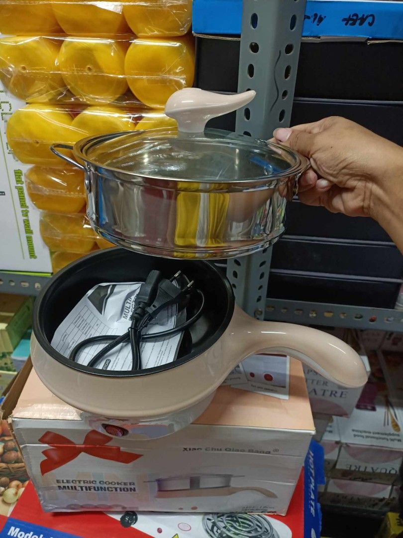 MULTIFUNCTION ELECTRIC COOKING POT WITH STEAMER (Category: Cookware & Accessories) located in Quezon City. Submitted by fconnie15407950 (Listing ID 1327088811, Image 3). Description: .