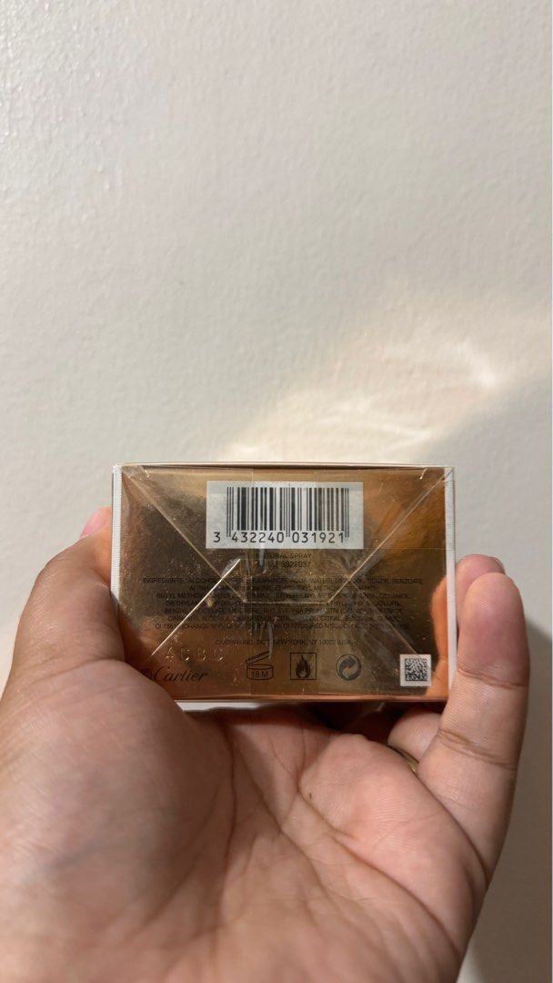 Cartier gold perfume deals