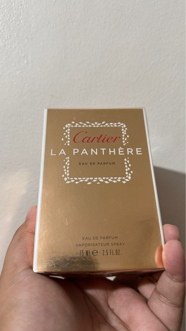 Original Cartier La Panthere Perfume Gold 75ml Beauty Personal Care Face Makeup on Carousell