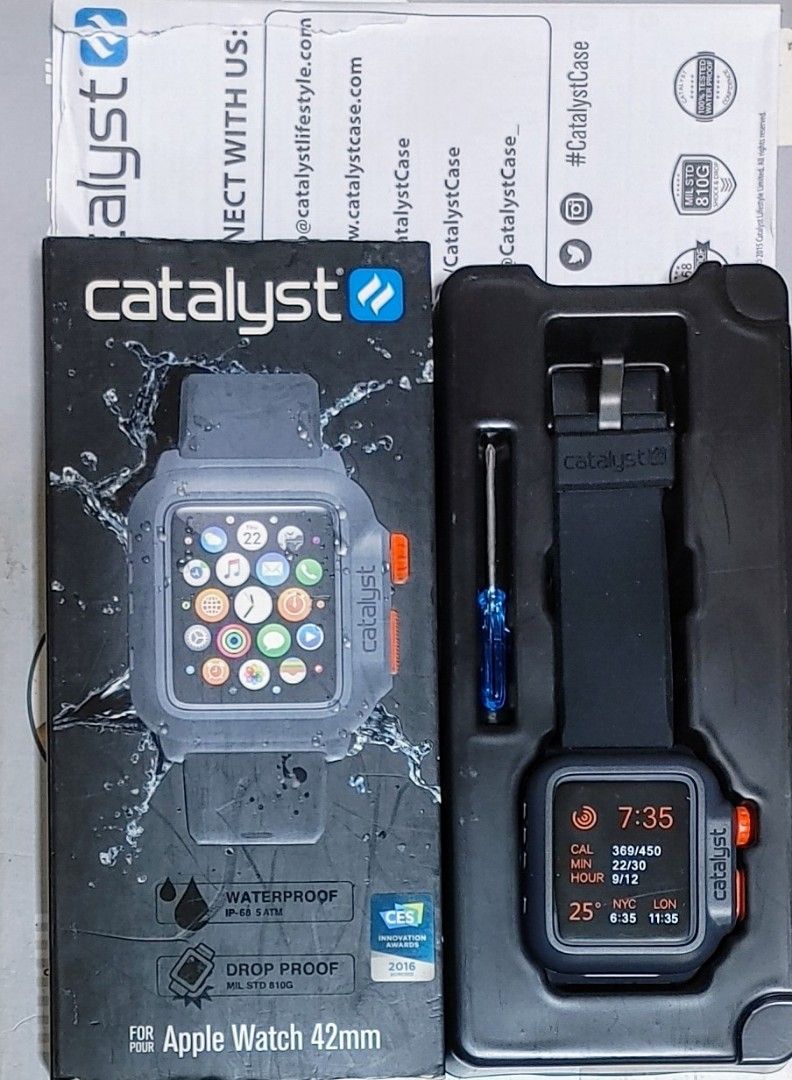 Original Catalyst Waterproof Military Grade Full Protection Case for Apple Watch 42 mm for Series 1 Only Mobile Phones Gadgets Wearables Smart Watches on Carousell
