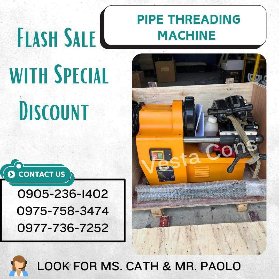 Pipe threading machine (Category: Industrial Equipment) located in Manila. Submitted by cathvesta_sales (Listing ID 1327099694, Image 1). Description: .