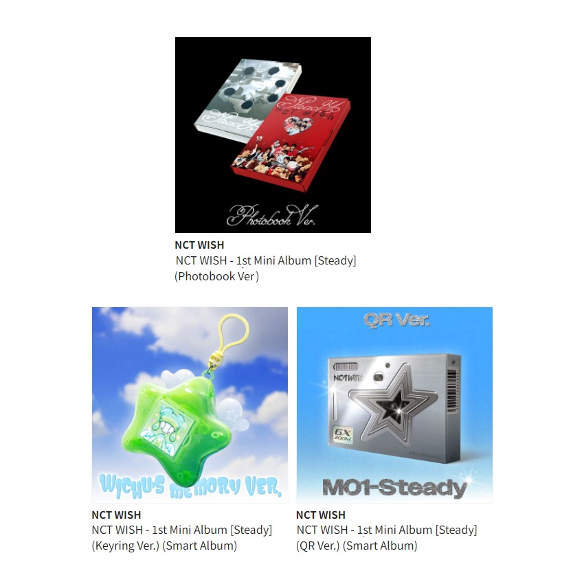 NCT WISH  Steady  キーリングver 新品未開封 jp.ktown4u.com : NCT WISH - ミニアルバム1集 [Steady