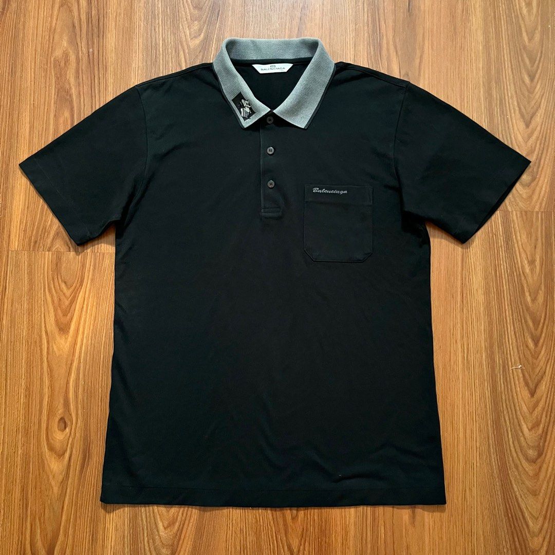 Balenciaga polo black cheap