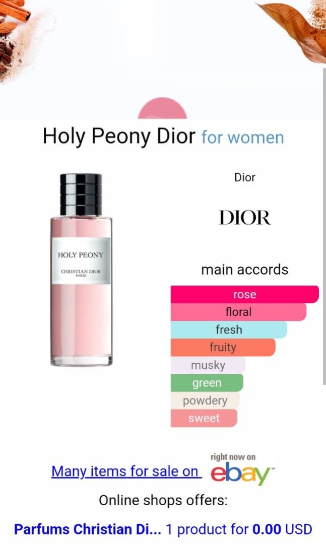 PROMO TERBATAS Holy Peony by DIOR Original Tester Eropa NEW SEGEL Kesehatan Kecantikan Parfum Kuku Lainnya di Carousell