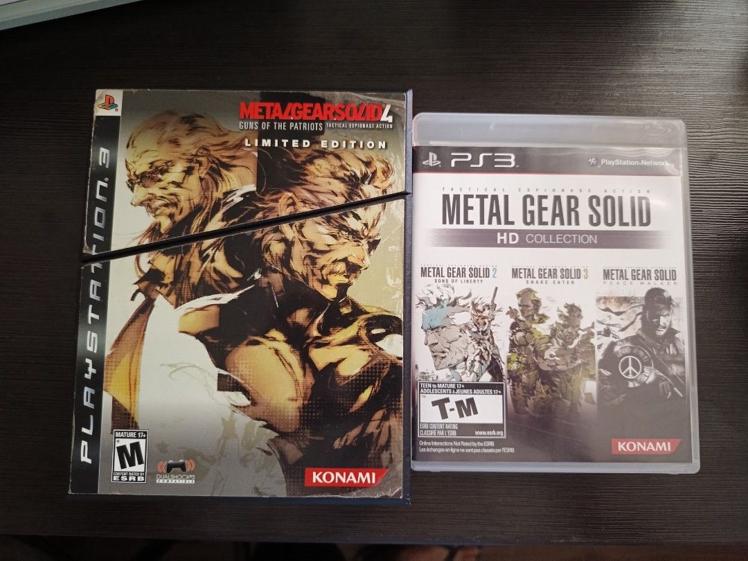PS3 Game Metal Gear Solid Bundle, Video Gaming, Video Games