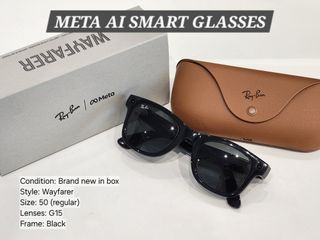 Rayban meta glasses For Sale | Carousell Malaysia