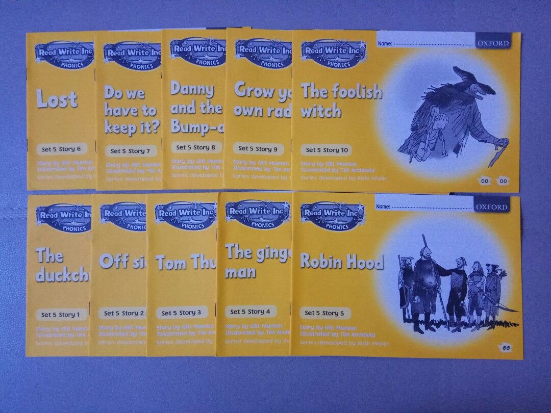 READ WRITE INC.（Set 5 & 6）, 興趣及遊戲, 書本 & 文具, 小朋友書 Carousell