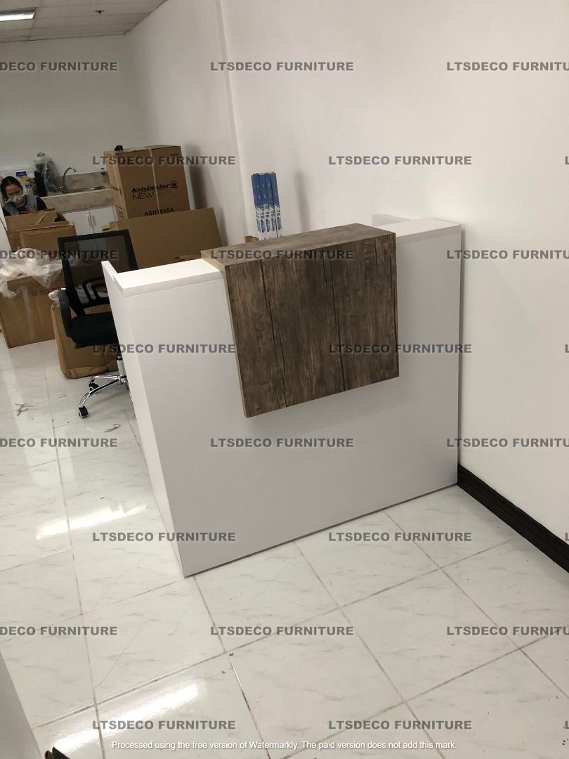 RECEPTION TABLE | OFFICE PARTITION, Furniture & Home Living, Office ...