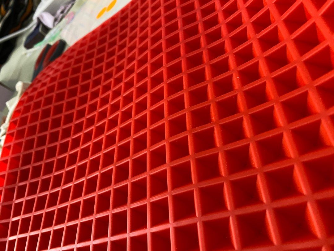 Red Silicone Pyramid Doming Mat | Resin | Crafting (Category: Craft Supplies & Tools) located in Las Pinas. Submitted by dumpsterfire101 (Listing ID 1327056105, Image 3). Description: Unused. 16.25 x 11.5 inches..