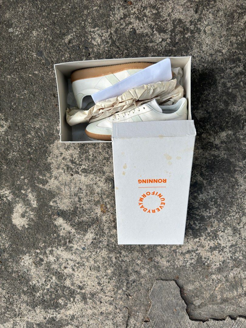 Brand New RONNING Type 0-3 Everyday Sneaker (Category: Sneakers) located in Quezon City. Submitted by ralph_clothes (Listing ID 1327090623, Image 2). Description: RONNING Everyday Sneaker Maison Margiela GATS alternative Handmade in Portugal Bought online from the UK for Php 14,000 with shipping Reason for Sale: Wrong size (I am a size 42.5/US 9.5 and these fit True to Size 42 or US 9) Only used once to try on and walk around the house. Tried to 