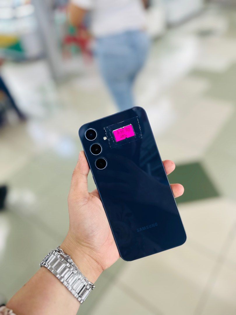 Samsung A35 5G 8/256GB OPENLINE NO ISSUES (Category: Samsung) located in Pasig City. Submitted by najihahtelecomshop2018 (Listing ID 1327046038, Image 1). Description: 🔸WE BUY AND SELL ANY KINDS OF GADGETS ( Pass sa Old Model ) 🔸 OPEN FOR SWAP/SELLING: (INSTALLMENT THRU CREDITCARD/GGIVES/SPAYLATER) ‼️TAKENOTE: PASS SA MGA SCAMMERS | THIRD PARTY )‼️ Quick Specs: ⤵️ (ONHAND) Samsung a35 5G 8/256Gb OPENLINE NO HIDDEN ISSUES NO HISTORY OF REPAIR NO