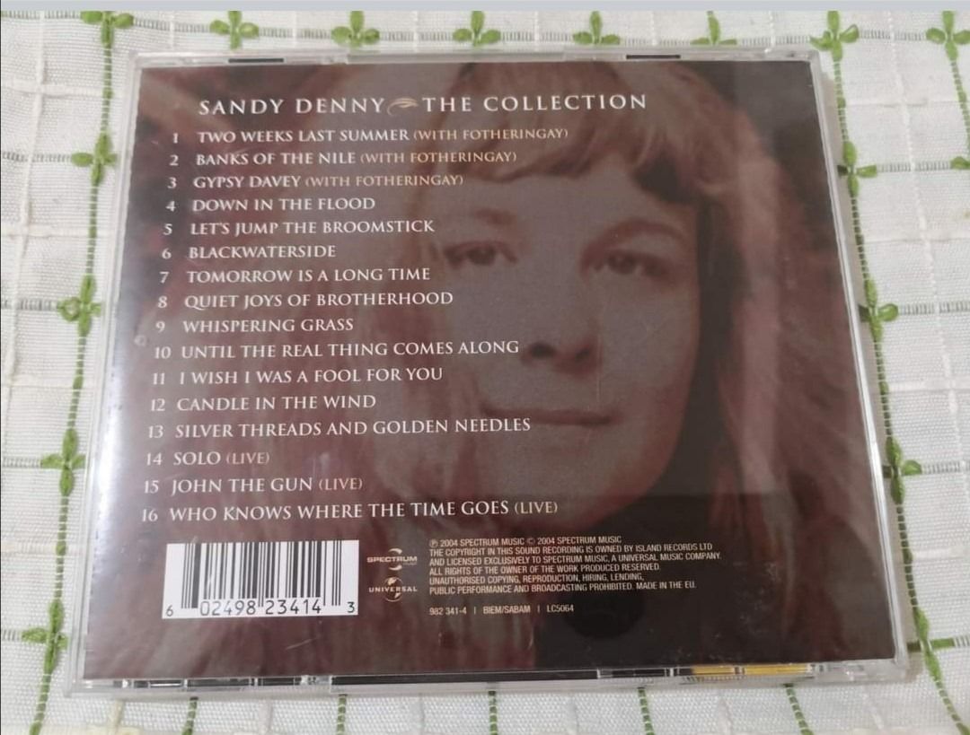 Sandy Denny The Collection CD (unsealed), Hobbies & Toys, Music & Media ...