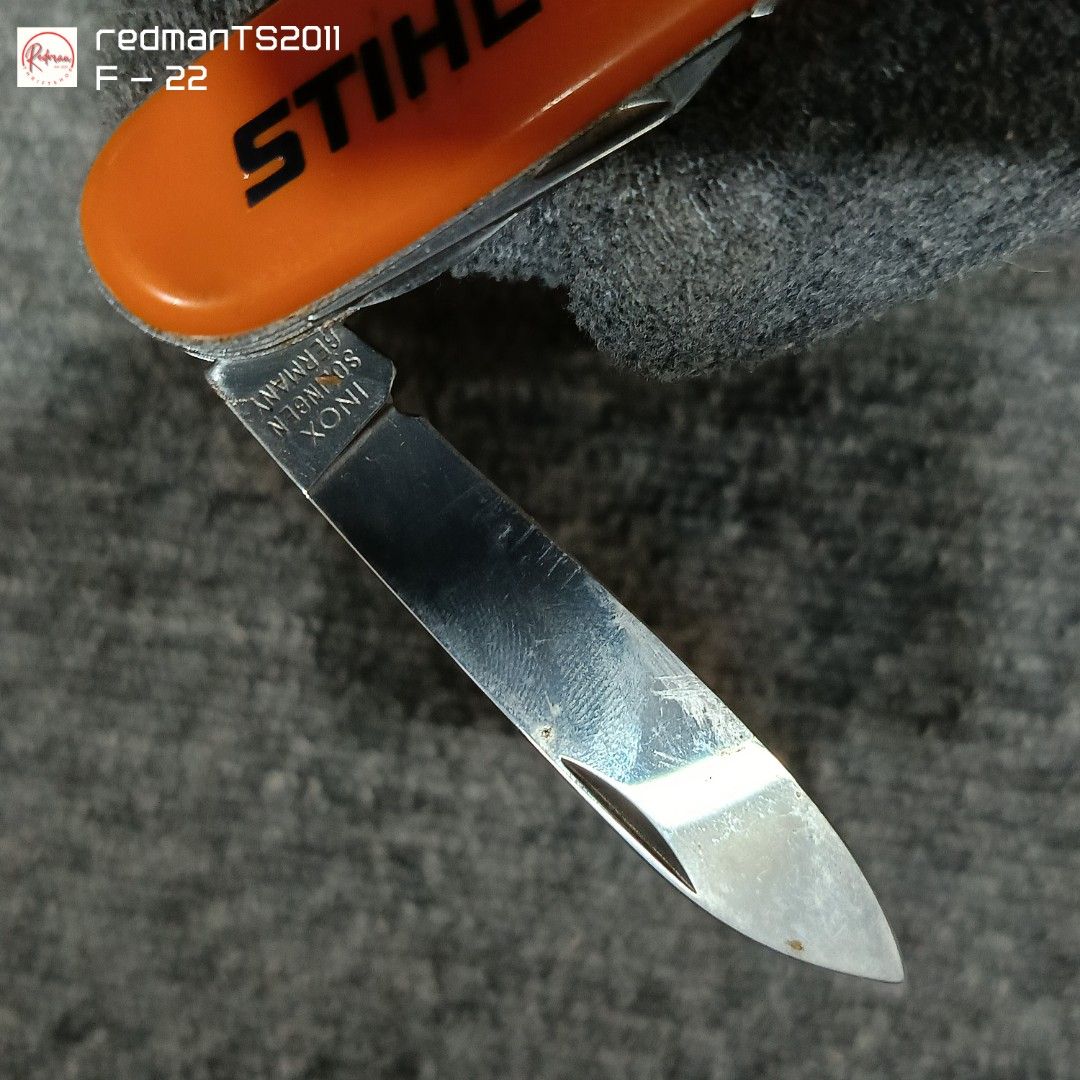 Solingen Germany Pocket Knife Stihl (Category: Hiking & Camping) located in Meycauayan. Submitted by redmants2011 (Listing ID 1327185253, Image 3). Description: Payment - Gcash / Bank Transfer Shipping - Gogo Xpress / Flash Express.
