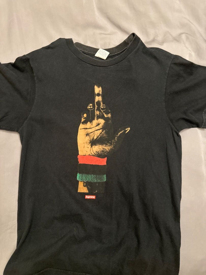 Supreme middle finger tee 2025
