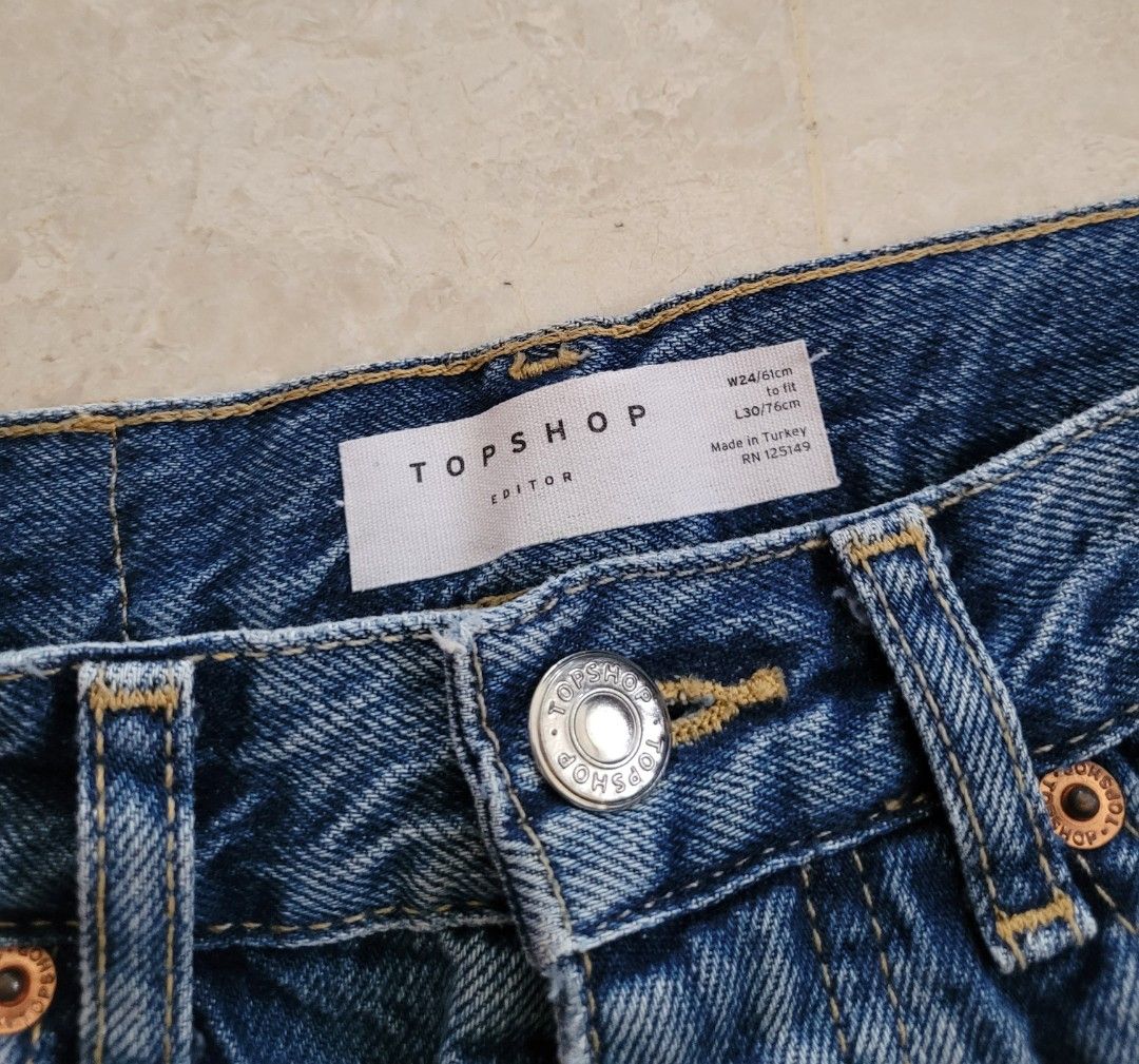 Topshop Editor Ripped Jeans, Women's Fashion, Bottoms, Jeans