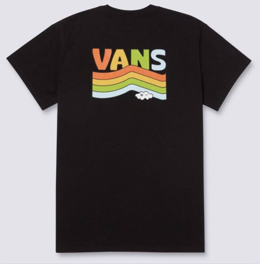 Rainbow shirt vans store