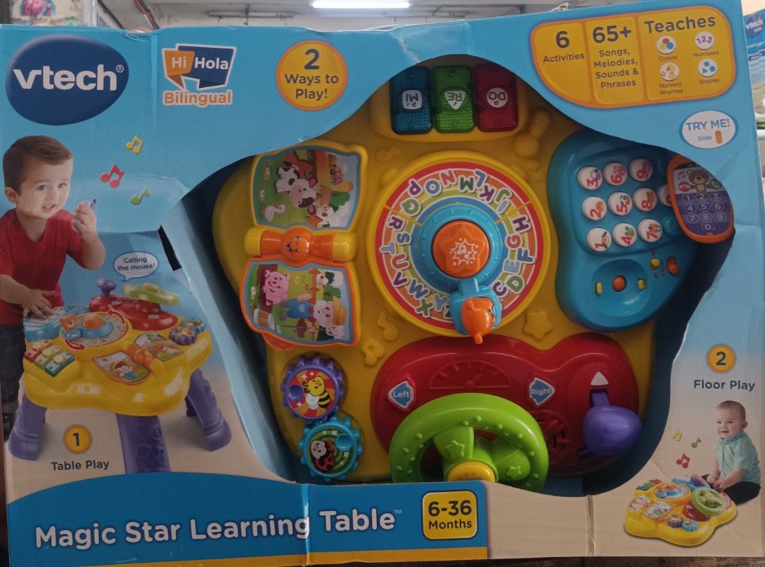 Vtech Magic Star Learning Table, Hobbies & Toys, Toys & Games on Carousell