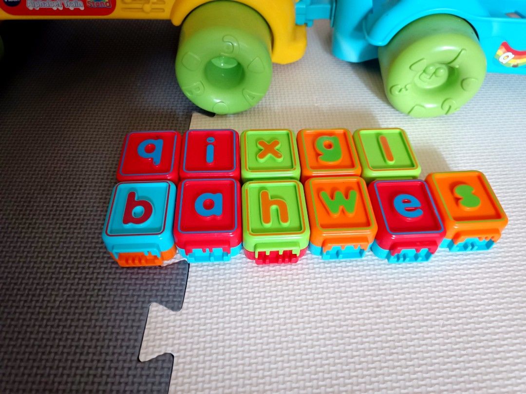 Vtech rideon train (Category: Infant Playtime) located in Manila. Submitted by declutterbabythings (Listing ID 1327034415, Image 2). Description: good condition MOP UB or gcash MOD lalamove or self pick up location Pateros.