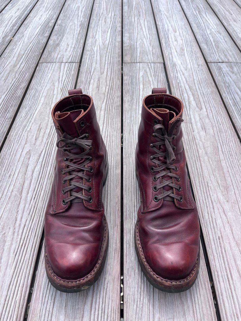 White s Boots Bounty Hunter 350 Cruiser 9.5D burgundy french calf Men s Fashion Footwear Boots on Carousell