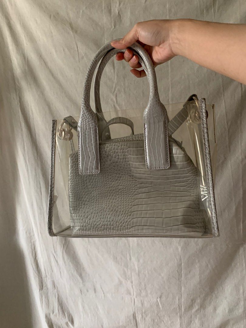 Zara transparent handbag