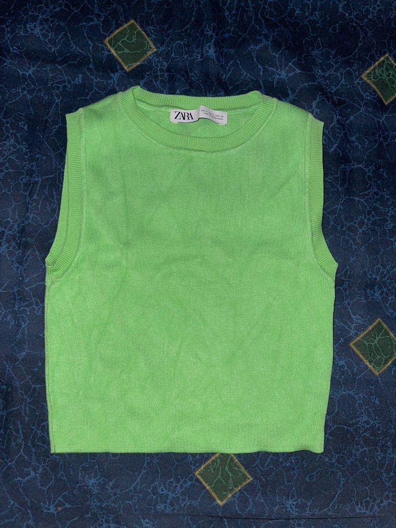 zara top (Category: Blouses) located in Quezon City. Submitted by declutterwsof (Listing ID 1327178118, Image 1). Description: used once only size M zara original.