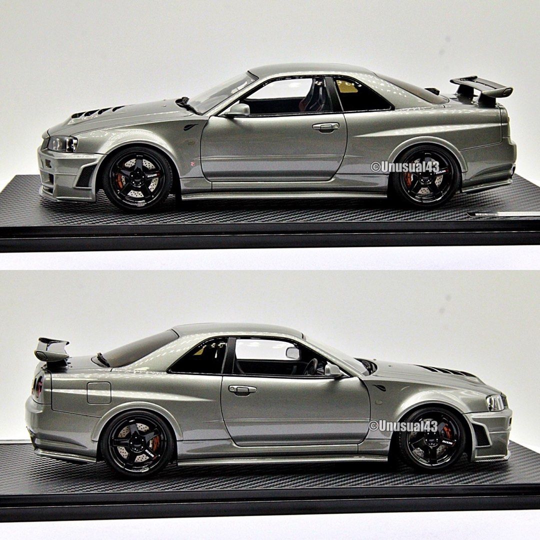 アイアイアド限定 Ignition Model 1/18 R34 ニスモ CRS おもちゃ
