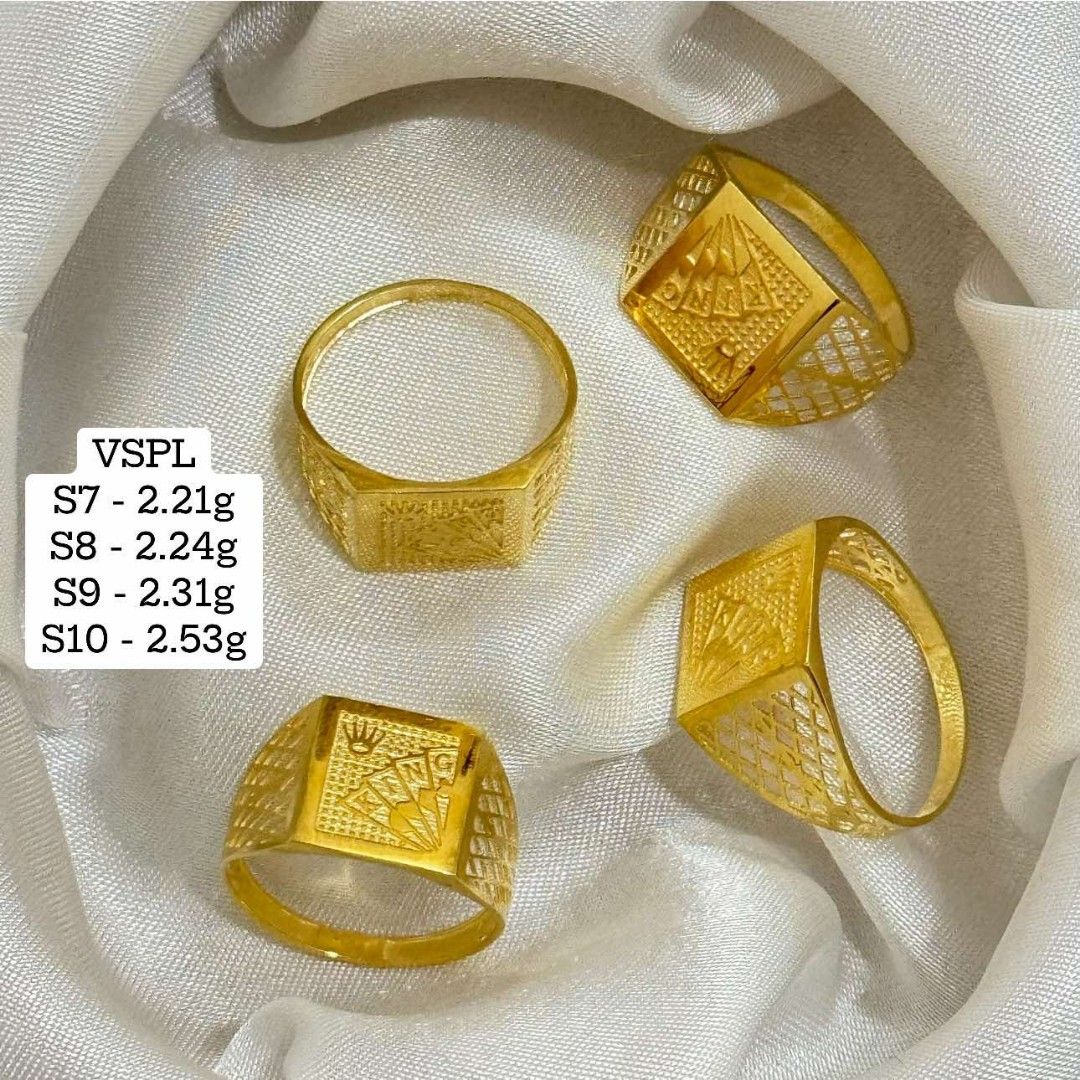 18k Saudi Gold Men s Ring