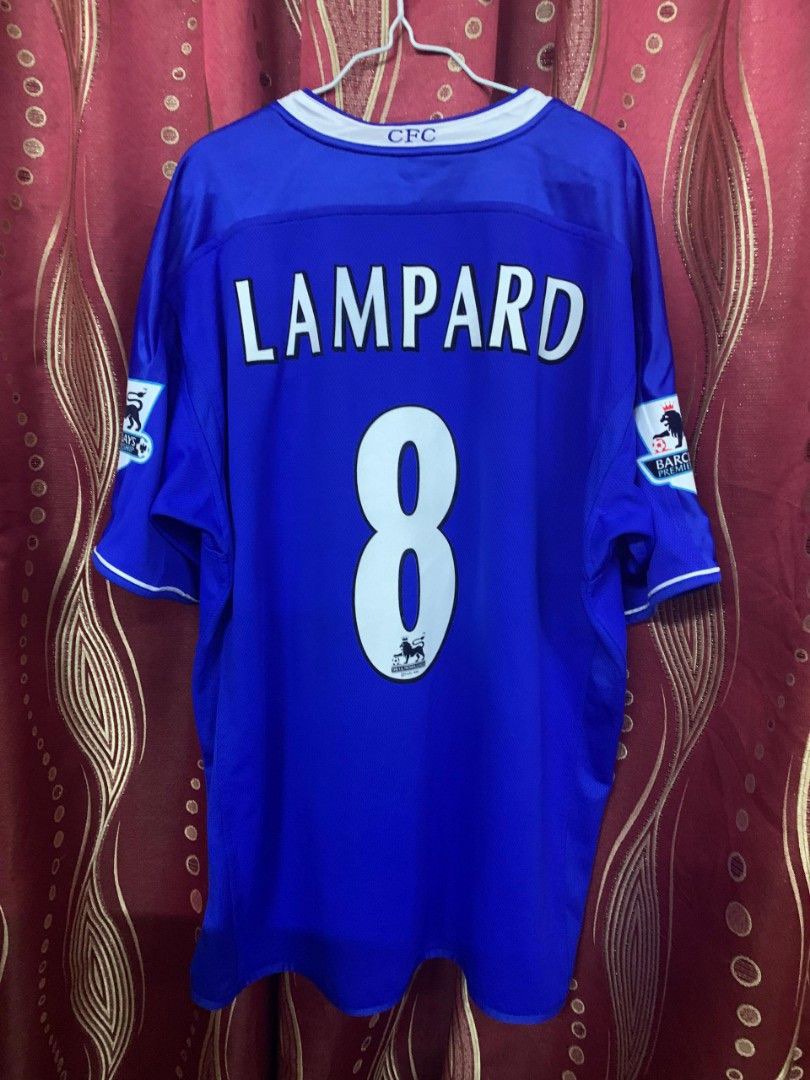 Maillot # 8 Frank Lampard 2004 2005 Maillot de football extérieur Coupe