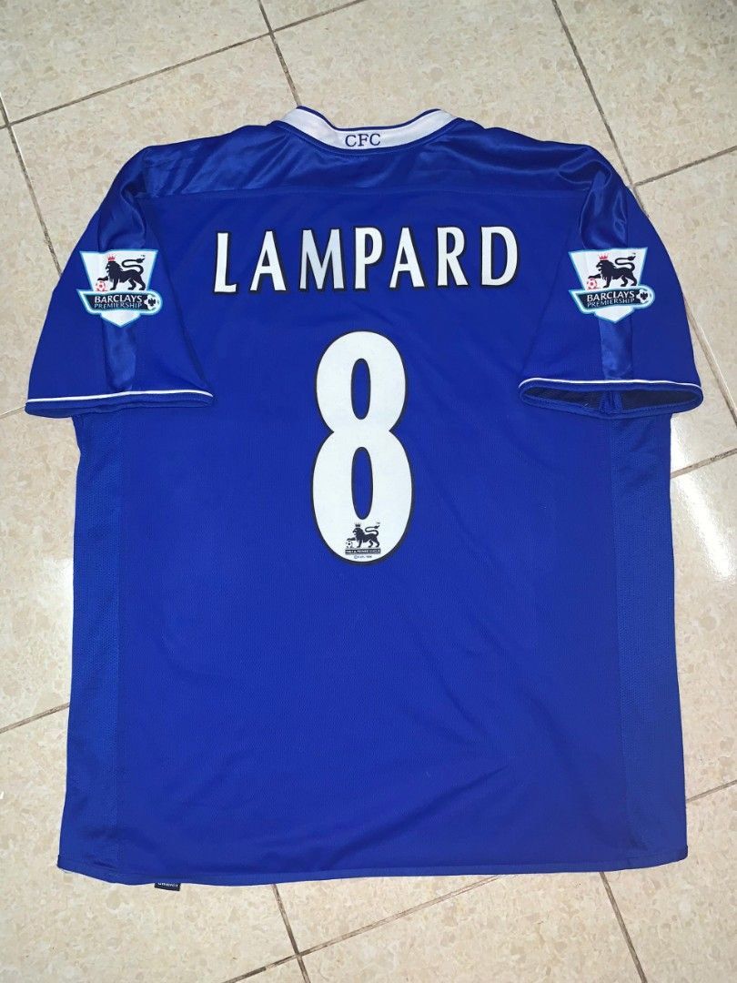 8 Frank Lampard Chelsea 2004/05 Home soccer/football jersey/kit