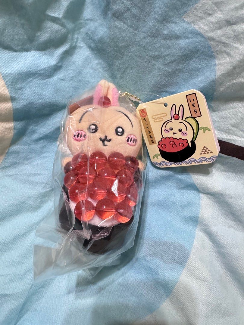 現貨] 壽司系列魚籽兔兔吊飾掛件, 興趣及遊戲, 玩具& 遊戲類- Carousell